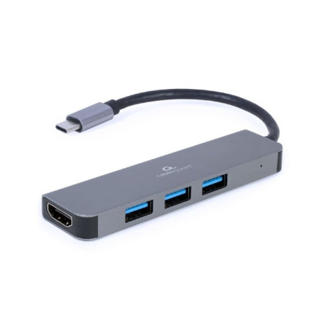 Hub gmbird 2in1 usb hdmi 01 3porte usb 1porte hdmi