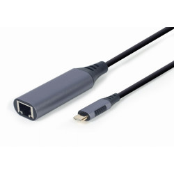 Cavo adattatore lan gembird a rete gigabit ethernet maschio usb-c