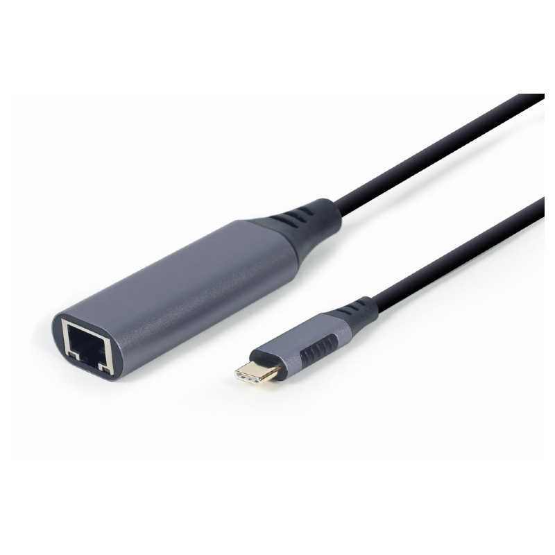 Cavo adattatore lan gembird a rete gigabit ethernet maschio usb-c