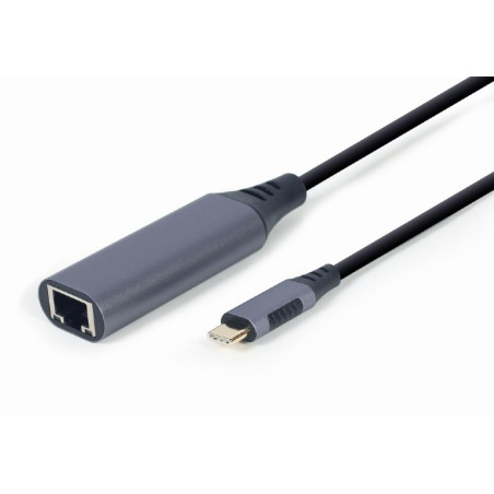 Cavo adattatore lan gembird a rete gigabit ethernet maschio usb-c