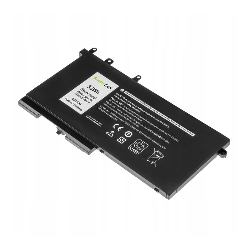 Batteria notebook green cell per dell 3dddg-3s1p 2900mah 11.4v