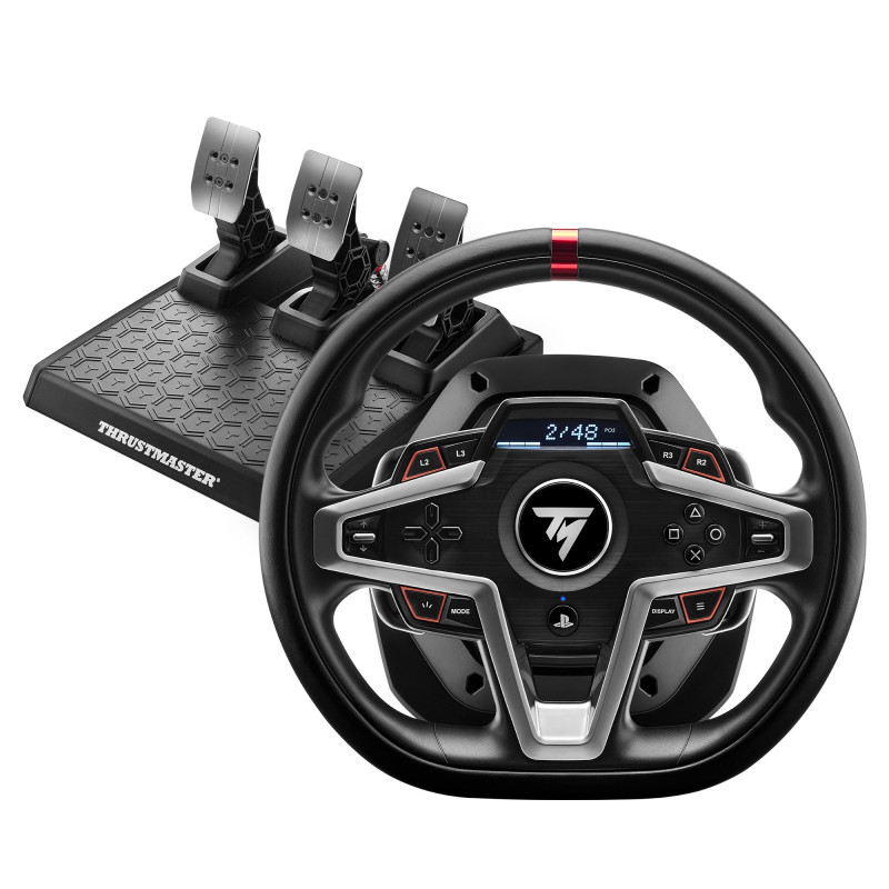 Volante e pedaliera thrustmaster t248 per ps nero [4160783]
