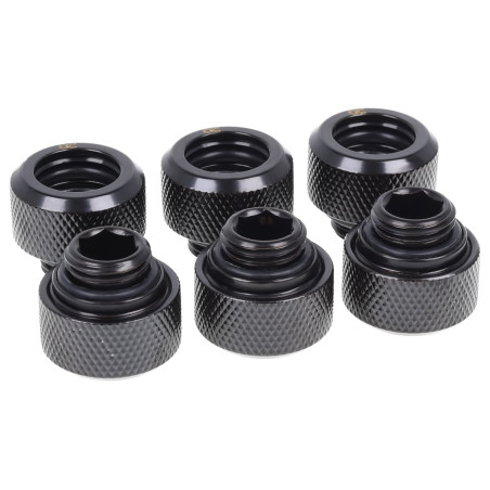 Raccordo a compressione alphacool hardtube 13mm g1/4, 6-pack