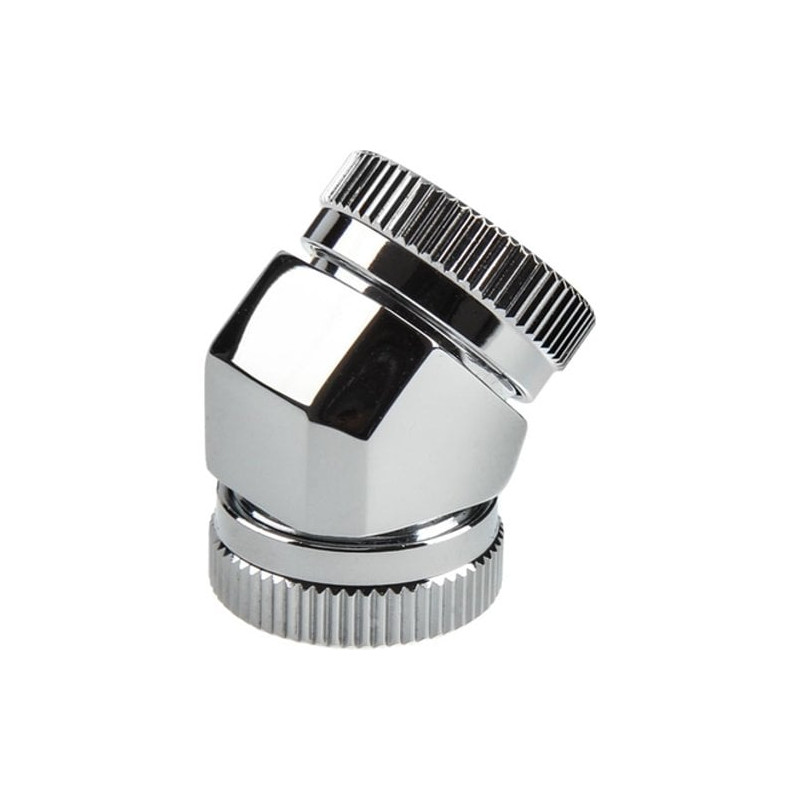 Adattatore phanteks glacier 45 gradi 2x 16 mm per tubo rigido alluminio/