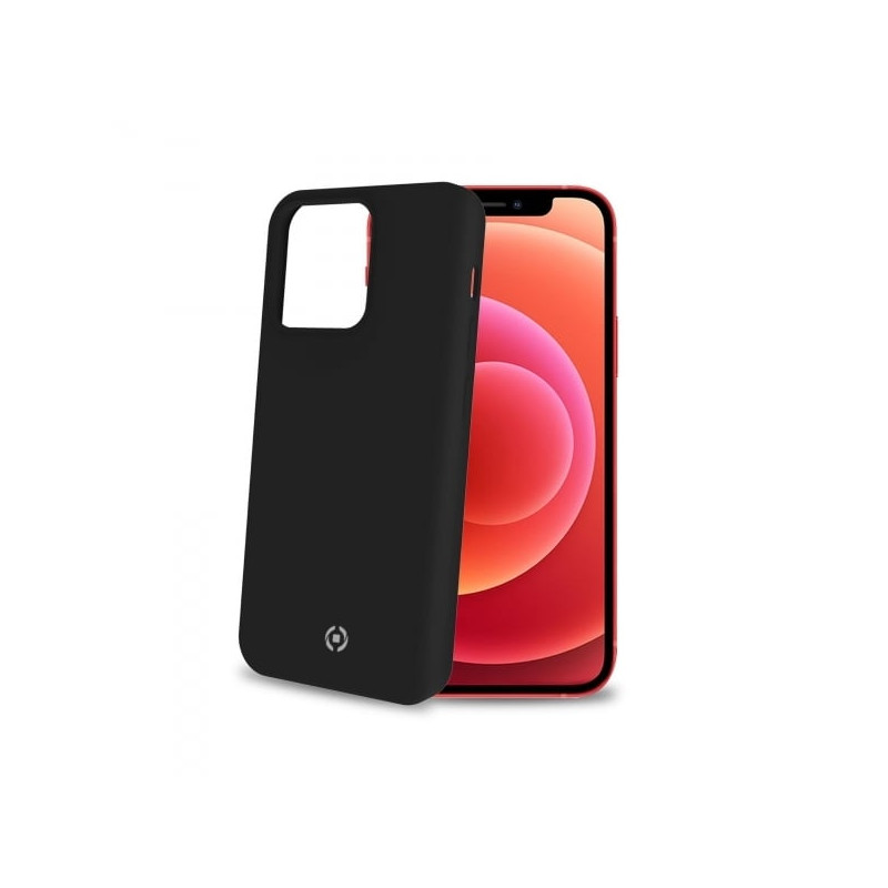 custodia smartphone celly cromo per iphone 13 pro max nero [cromo1009bk]