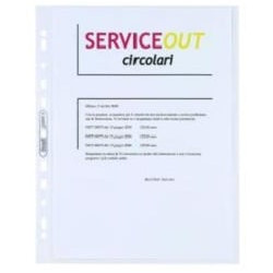 Buste trasparenti favorit 25 pz. foratura a l originale [01082001]