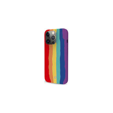 Custodia celly arcobaleno per iphone 13 pro max multicolore [rainbow1009]