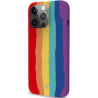 Custodia celly arcobaleno per iphone 13 pro max multicolore [rainbow1009]