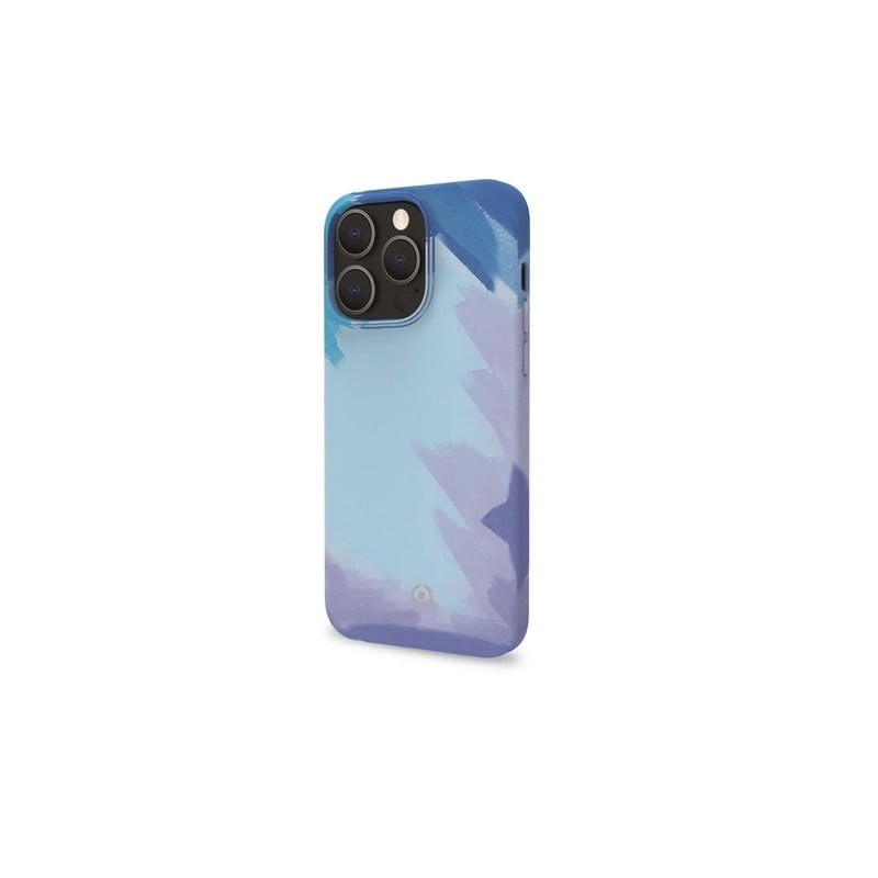 Custodia celly watercolor 1009bl per iphone 13 pro max tpu blu [watercol1009bl]