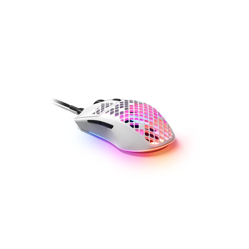 Mouse da gioco steelseries aerox 3 bianco (2022) [62603]