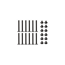 Vite per radiatore alpha m3x30mm/m3x5mm nero [24848]