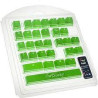 Set di copritasti ducky in gomma 31pz per retroilluminazione verde