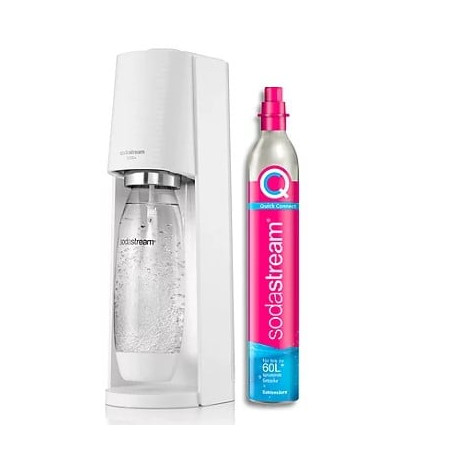 Macchina per la gassatura dell'acqua sodastream terra bianco