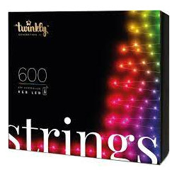 Luci intelligenti per albero di natale twinkly tws600stp-beu