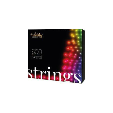 Luci intelligenti per albero di natale twinkly tws600stp-beu