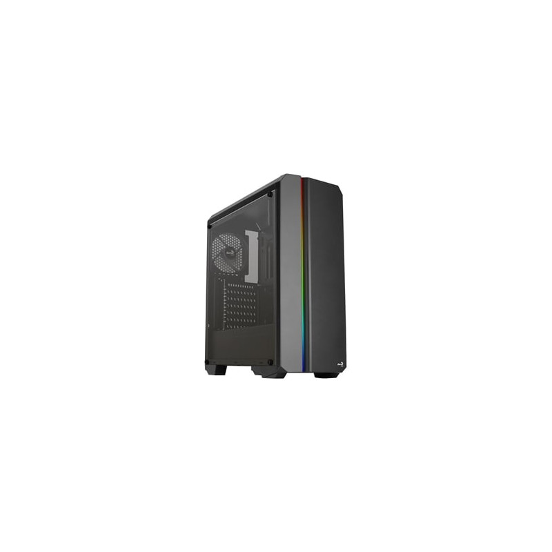 Case aerocool genesis argb v1 midi-tower, acryglas nero [accm-pv40012.11]