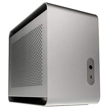 Case streacom da2 mini-itx mini tower alluminio argento [st-da2s]