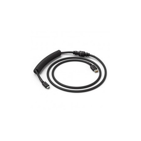 Cavo spirale glorious pc gaming usb-c a usb-a 1.37m nero