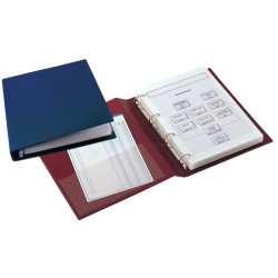 Raccoglitore ad anelli sei rota sanremo blu 4 anelli dorso 25mm 22x30