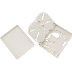 Scatola distribuzione techly 100 x 80 x 23 mm bianco