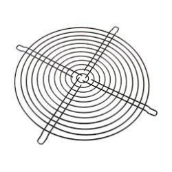 Griglia ventola 200mm classic nero [fgr-250b]