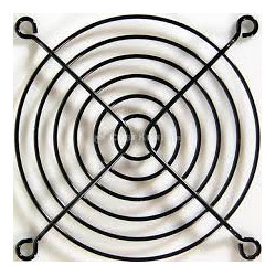 Griglia ventola standard kolink per ventole da 92 mm nero [fgr-92b]