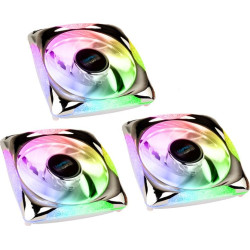 Ventola 120x120 lamptron pluto+ argb pwm 3pezzi [lamp-pap01]