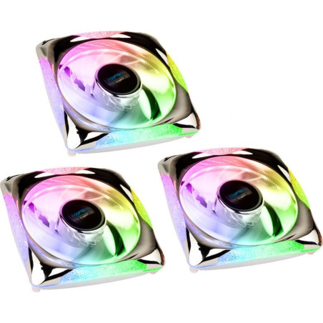 Ventola 120x120 lamptron pluto+ argb pwm 3pezzi [lamp-pap01]