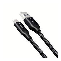Cavo usb axagon tipo-c nero