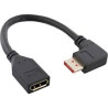 cavo inline displayport nero