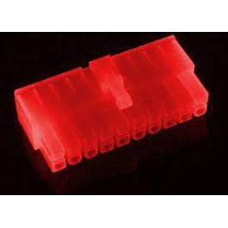 Connettore ac-ryan atx 20 pin uv rosso [acr-cb7990]