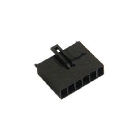 Connettore ac-ryan aux 6pin femmina puro nero [acr-cb7617]