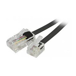 Cavo patch nilox a rj11 m/m 2m nero [nxrj112mb]