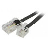Cavo patch nilox a rj11 m/m 2m nero [nxrj112mb]