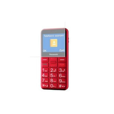 Cellulare panasonic 2.4" dual sim rosso [kx-tu155exrn]