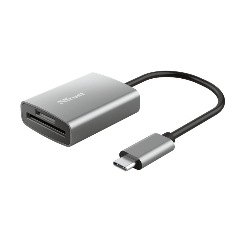 Card reader trust dalyx fast usb-c a microsd/sd/sdhc/sdxc grigio