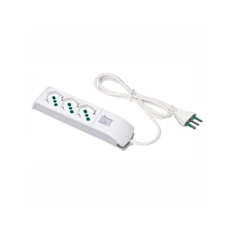 Multipresa fme 3 prese bipasso 2p+t 10/16a [474604]