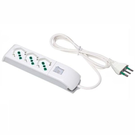 Multipresa fme 3 prese bipasso 2p+t 10/16a [474604]