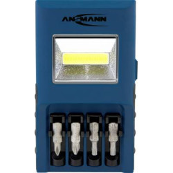 Lampada da officina a led ansmann torcia wl180b con portainserti