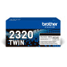 Toner brother 2x 2600 pagine nero [tn-2320twin]