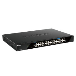 Switch d-link l3 28x10ge (100/1000/10000) sfp+ nero [dgs-1520-28mp]