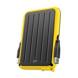 Hard disk esterno 2,5 2tb silicon power armor a66 usb 3.2 nero/giallo