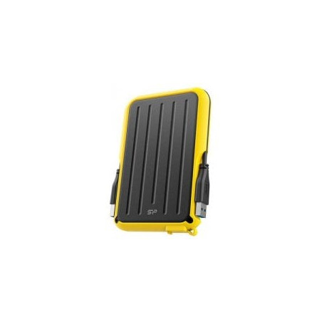 Hard disk esterno 2,5 2tb silicon power armor a66 usb 3.2 nero/giallo