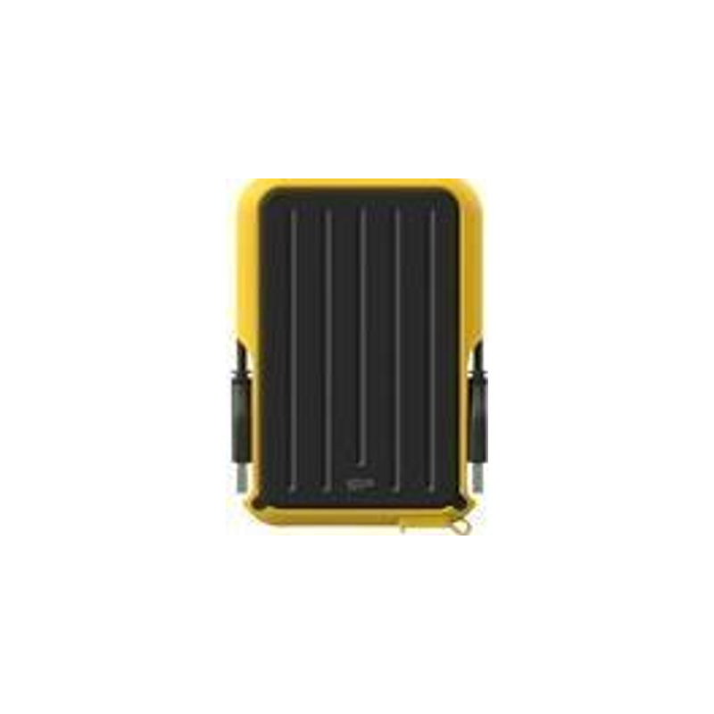 Hard disk esterno 2,5 4tb silicon power armor a66 usb 3.2 nero/giallo