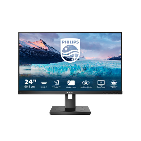 Monitor led 24" philips 243s1 full hd 1920x1080p 4ms classe