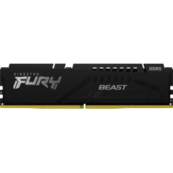 Ram dimm ddr5 16gb kingston 5600mhz cl40 1.25v fury beast nero [kf556c40bb-16]