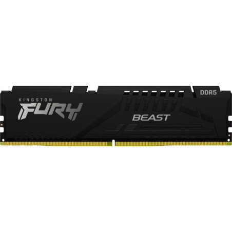 Ram dimm ddr5 16gb kingston 5600mhz cl40 1.25v fury beast nero [kf556c40bb-16]