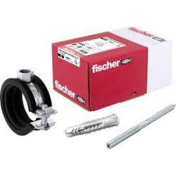 Set fascette stringitubo fischer 25-30mm con vite e tassello