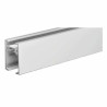 Binario omge per porte scorrevoli in alluminio 2pz 120kg bianco [140000000002300]