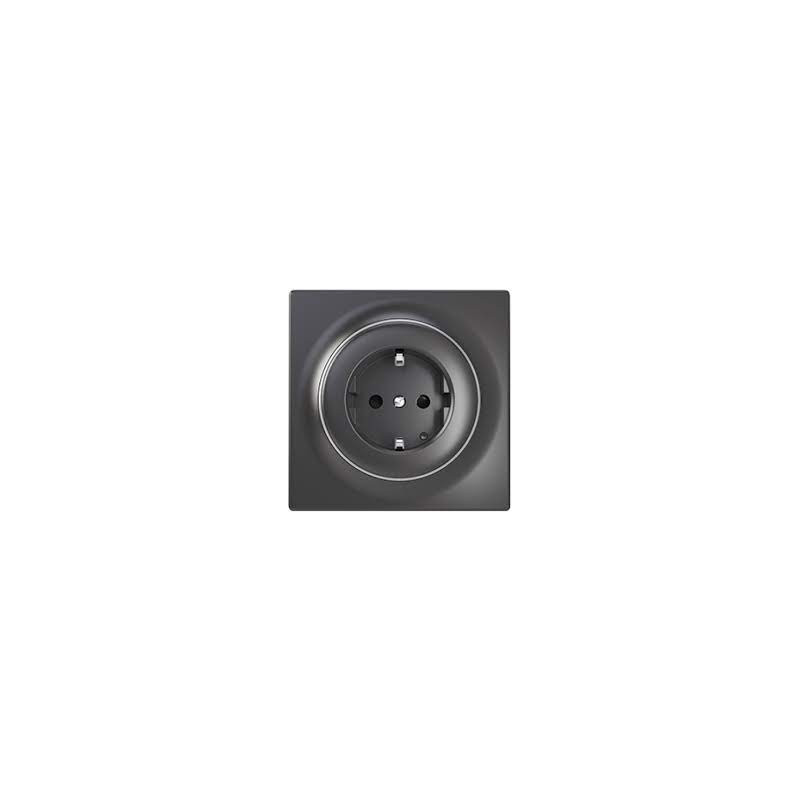 Presa fibaro walli n tipo f nero [fgwsonf-011-8]
